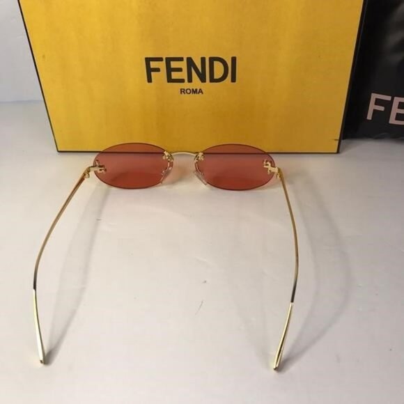 New - Original Fendi First oval FE4075US 30S sunglasses - Picture 8 of 12
